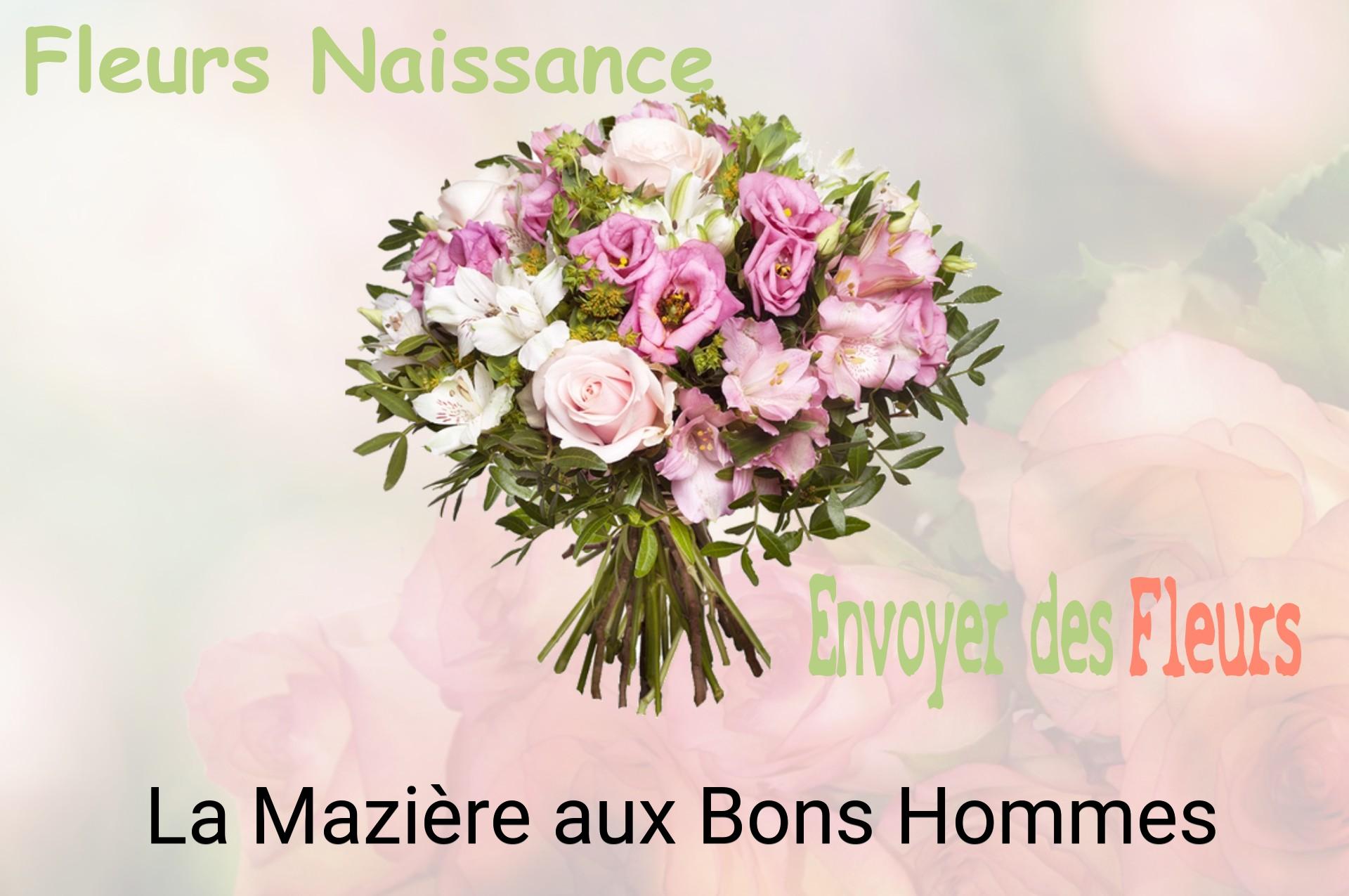 Bouquet de fleurs de naissance livré à La Mazière-aux-Bons-Hommes